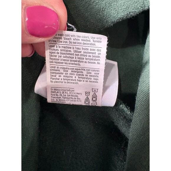 Champion William & Mary Pullover Hoodie Men's S Green White Collegiate - Picture 9 of 9